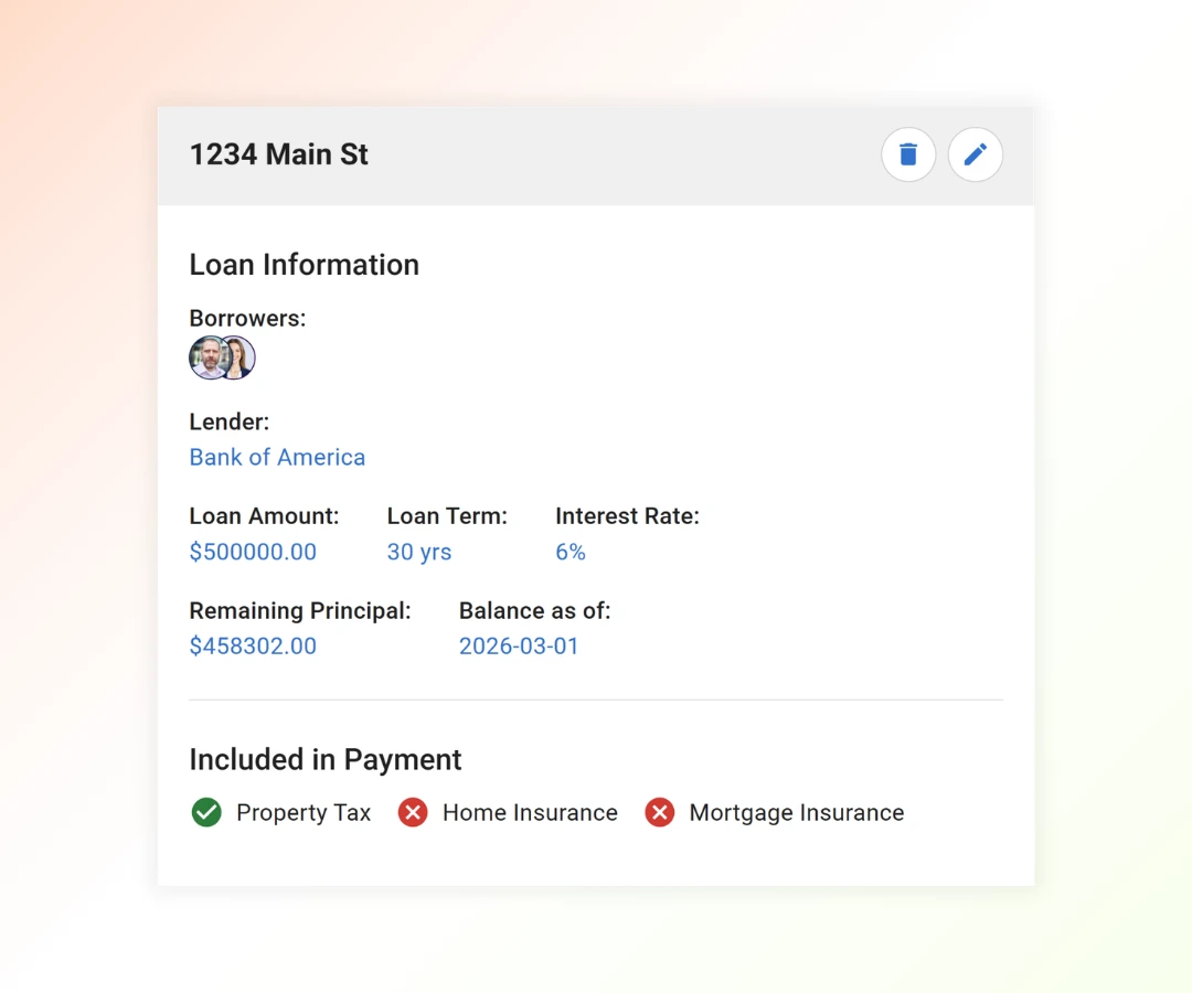 You can track your mortgage